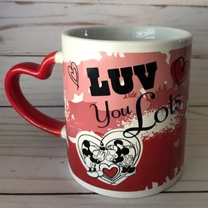 Disney Mickey & Minnie Luv You Lots Mug    12 oz